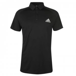 Image of adidas Club Polo Shirt Mens - Black/White