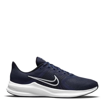 Image of Nike Downshifter 11 Running Shoes Mens - Navy/White