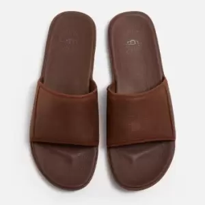 Image of UGG Mens Seaside Leather Slides - UK 10