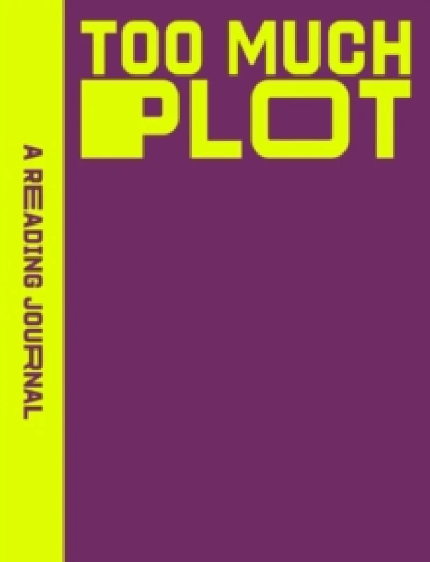 Image of A Reading Journal: Too Much Plot : Plot lovers reading journal, Book review log, Track your reading progress, A5 Reading Log Notebook Paperback / soft