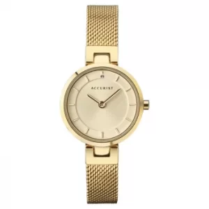 Image of Accurist Ladies Gold Tone Mesh Bracelet Watch