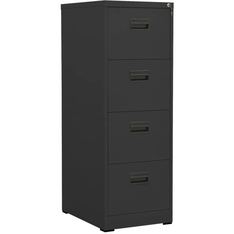 Image of VIDAXL Filing Cabinet Anthracite 46x62x133cm Steel Vidaxl 8720286565933