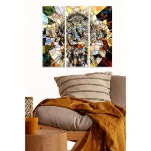 Image of MDF771690895 Multicolor Decorative MDF Painting (3 Pieces)
