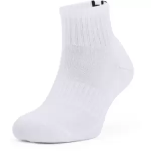Image of Under Armour Core Quartr 3pk 99 - White