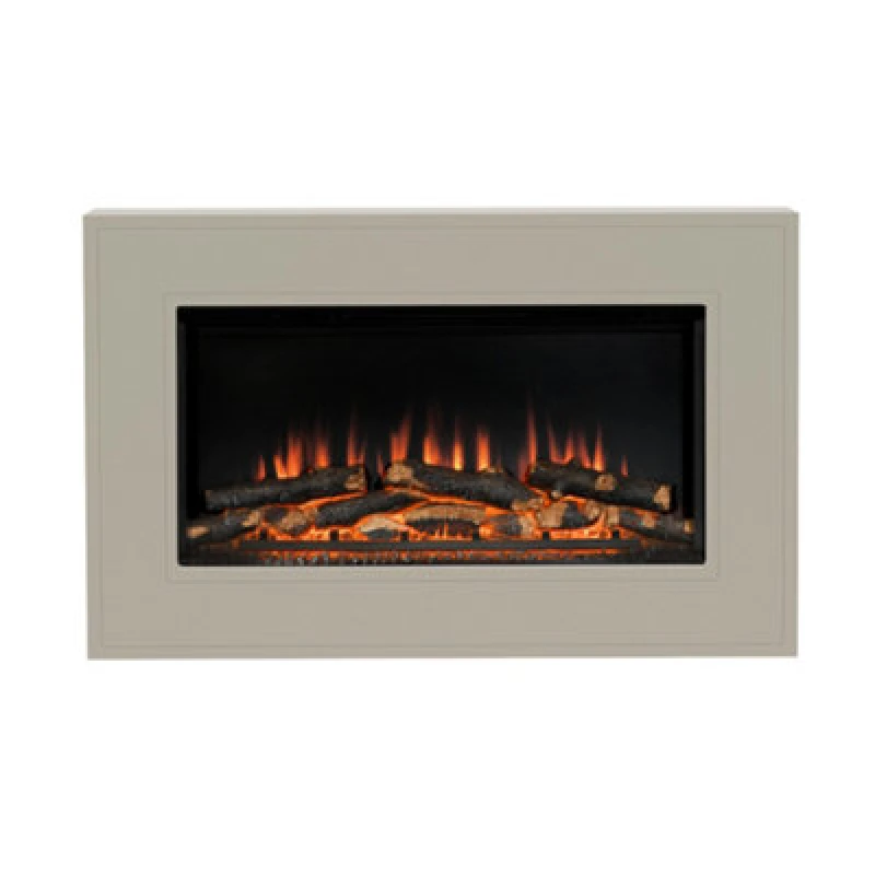 Image of Newland Albali Stone Wall Mounted Electric Fire