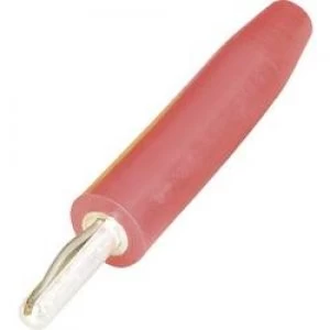 Image of Straight blade plug Plug straight Pin diameter 2mm Red Schnep