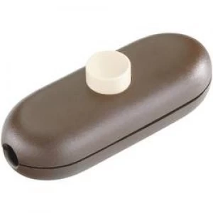 Image of Pull switch Brown Beige 1 x OffOn 2 A