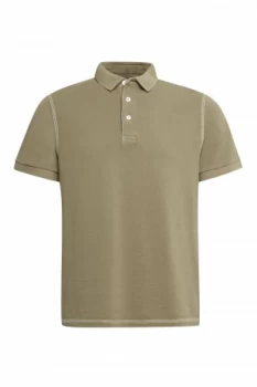 Image of Mens French Connection Triple Stitch Polo Shirt Lichen