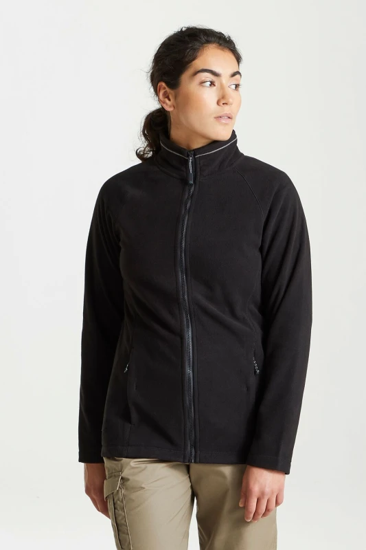 Image of Craghoppers Womens 'Expert Miska 200' Fleece Jacket in Black Size: 20 Black Female 20