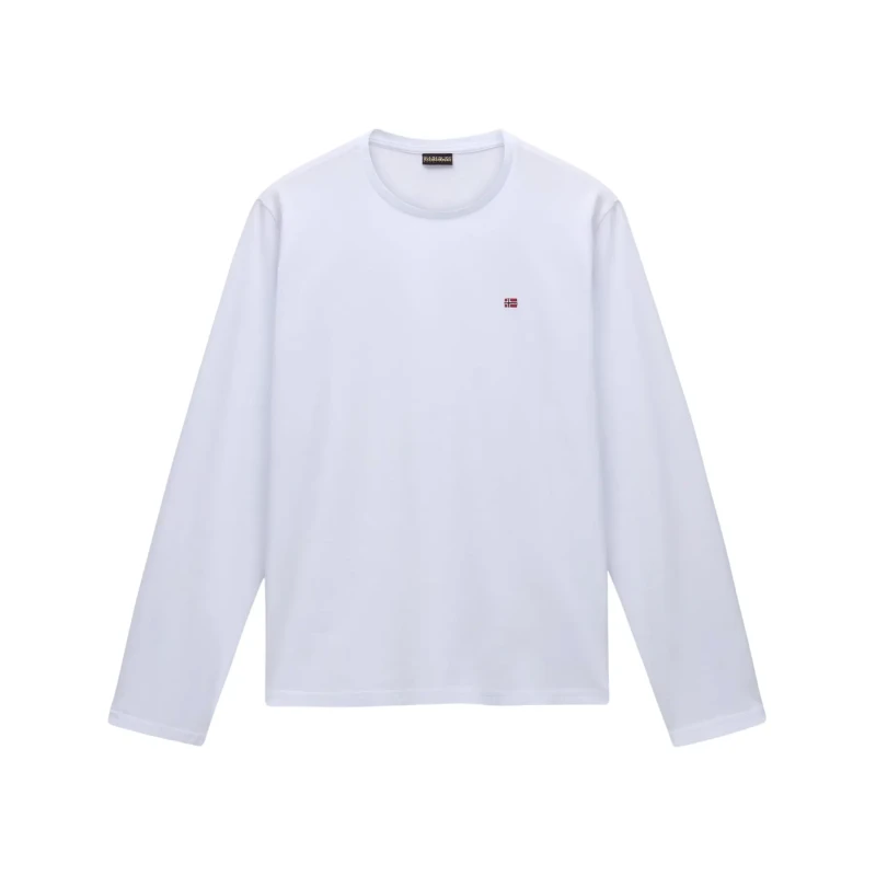 Image of T-Shirt Napapijri Salis Ls 1 Blanc Male M