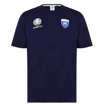 Image of UEFA Euro 2020 Scotland Core Tee Mens - Navy