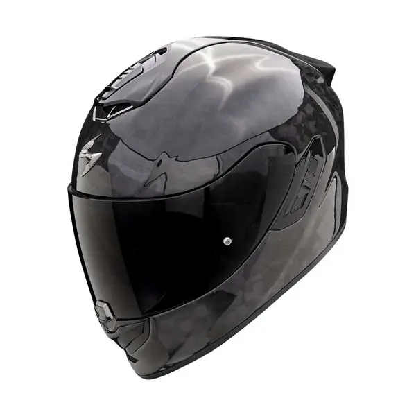 Image of Scorpion Exo-1400 Evo II Air Onyx Carbon Solid Black Full Face Helmet Size S