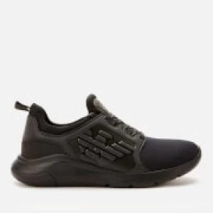 Image of Emporio Armani EA7 A Racer Reflex Runner Trainers Black Size 9 Men