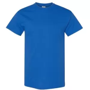 Image of Gildan Mens Heavy Cotton Short Sleeve T-Shirt (M) (Royal)