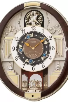 Image of Seiko Clocks Musical Marionette Wall Clock QXM289B