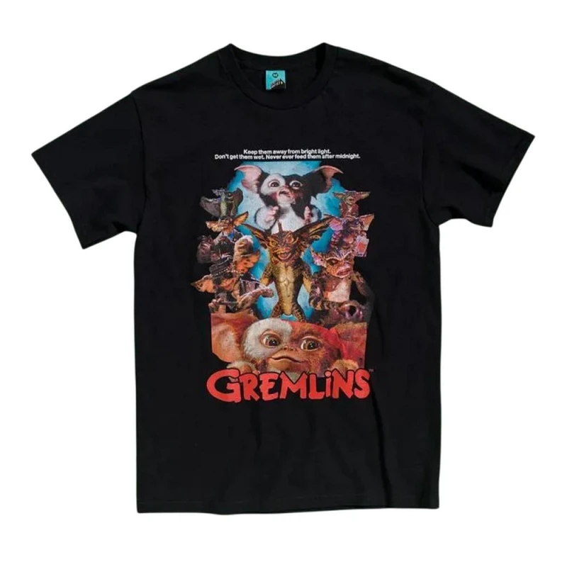Image of Gremlins Retro T-Shirt in Black Size: Medium Black Unisex M