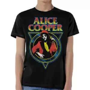Image of Alice Cooper - Snake Skin Unisex Large T-Shirt - Black