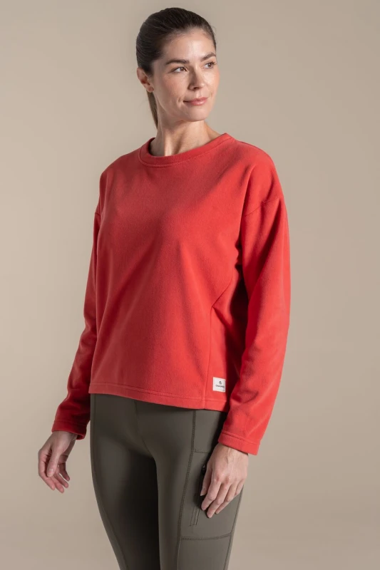 Image of Craghoppers Womens Miska Insulating Fleece in Red Size: 8 Red Female 8