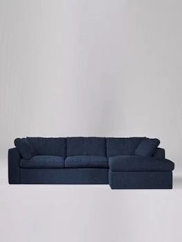 Image of Swoon Seattle Fabric Right Hand Corner Sofa - Soft Wool