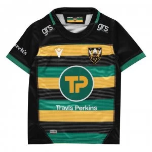 Image of Macron Saints Home Jersey Junior Boys - Grn/Yel/Blk