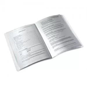 Image of Leitz WOW Display Book Polypropylene. 20 pockets. 40 sheet capacity.
