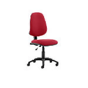 Image of Task Operator Chair Eclipse I Lever Wine Fabric Without Arms
