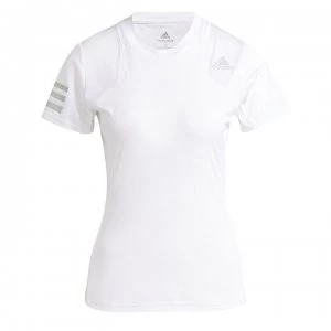 Image of adidas Club Tee - White/Grey Two