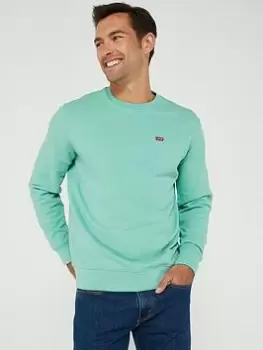 Image of Levis New Original Crew Neck Sweatshirt - Green Size XL Men