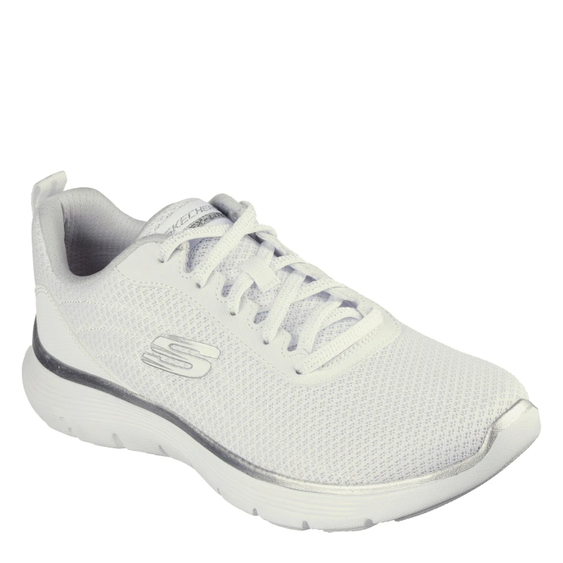 Image of Skechers Flex Appeal 5.0 Uptake Trainer - White Size 6, Women White WFOLI Female 6