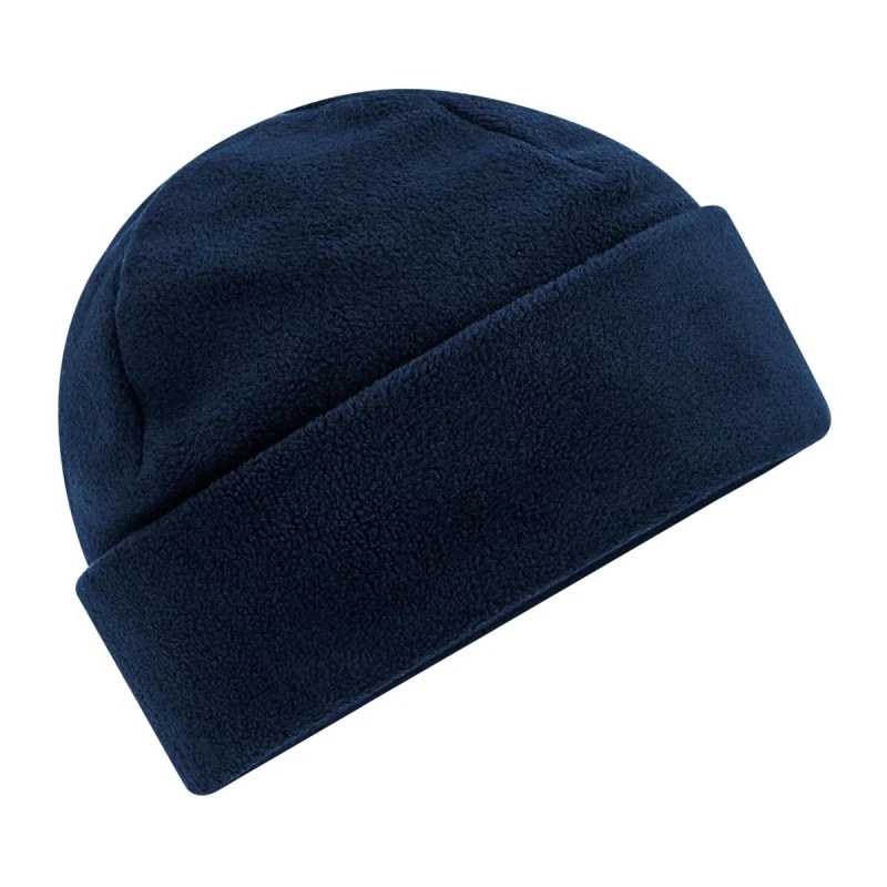 Image of Beechfield Beechfield Men Cuffed Fleece Beanie in Navy Navy One Size Male 5059958666801