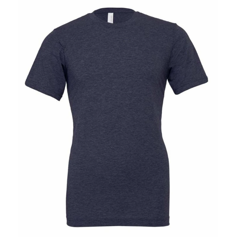Image of Bella + Canvas Mens Heather Cvc Short Sleeve T-Shirt in Blue Size: XL Blue Male XL