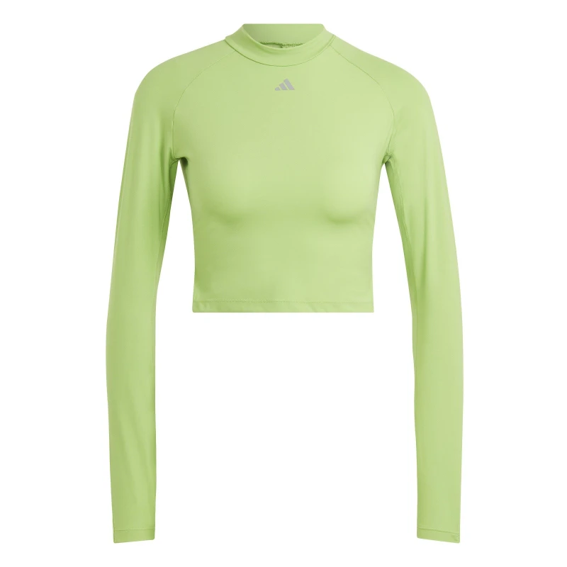 Image of adidas Hiit Heat.RDY Long Sleeved Top Womens - Green Green 2XS