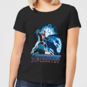 Image of Avengers: Endgame Iron Man Suit Womens T-Shirt - Black - XL