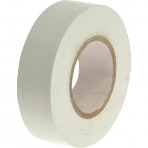 Image of Faithfull PVC Electricial Tape White 19mm 20m