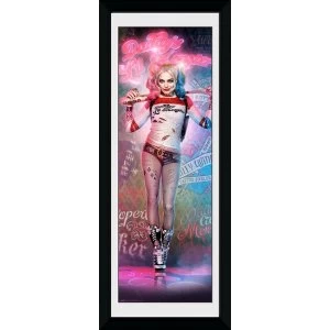 Image of Suicide Squad Harley Quinn Stand 30 x 75 Framed Collector Print
