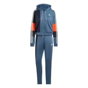 Image of adidas Bold Block Tracksuit Womens - Red