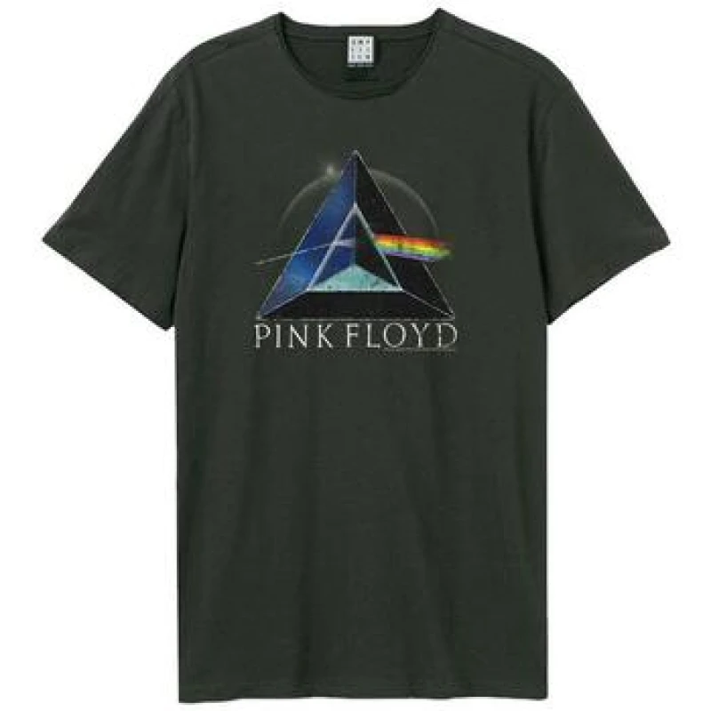 Image of Amplified Amplified Men Keleidoscope Pink Floyd T-Shirt in Charcoal Size: X-Small Charcoal XS Male 5063107998378