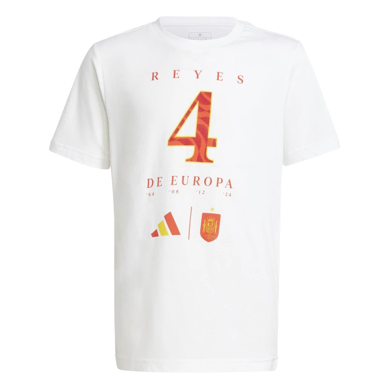 Image of adidas Spain Winners T-Shirt Juniors - White White 7 - 8 Years