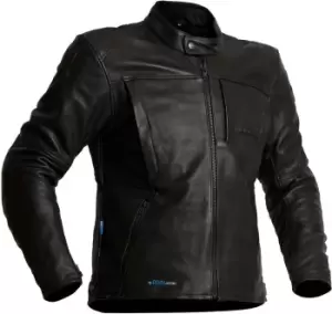 Image of Halvarssons Racken Waterproof Motorcycle Leather Jacket, black, Size 50, black, Size 50