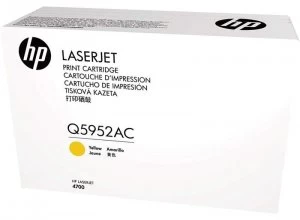 Image of HP Q5952A Yellow Laser Toner Ink Cartridge