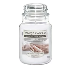 Image of Yankee Candle Home Inspiration Duvet Day Large Jar, white