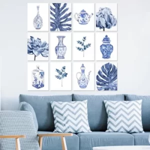 Image of 12MDF05 Multicolor Decorative MDF Painting (12 Pieces)