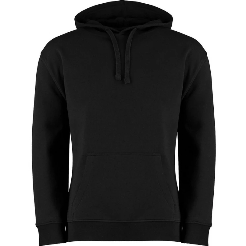 Image of Kustom Kit Mens Regular Fit Hoodie in Black Size: XS Black Male XS