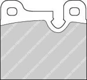 Image of Ferodo FDB164 Brake Pad Set Rear Axle Premier Car