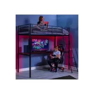 Image of HQ High Sleeper Gaming Bed with Desk