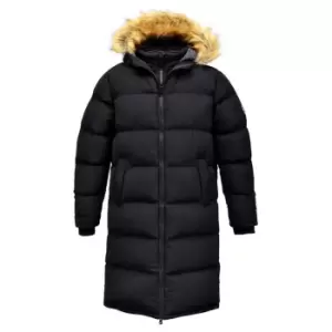 Image of SoulCal 2 Zip Long Line Bubble Jacket Mens - Black