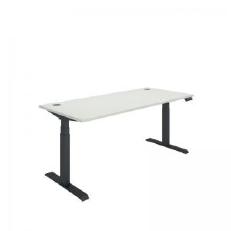 Image of Polaris Dual Motor Sit/Stand Desk 1800x800 White/Black KF800143