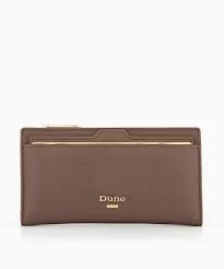 Image of Dune Kaydence' Zip Around Removable Card Slot Purse - grey
