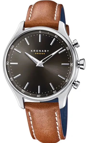 Image of Kronaby Watch Sekel Smartwatch - Black KRB-025