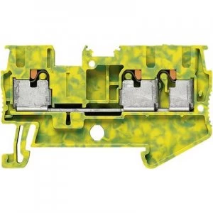 Image of Phoenix Contact PT 2,5-TWIN-PE 3209565 Tripleport PG terminal Number of pins: 3 0.14 mm² 2.5 mm² Green, Yellow